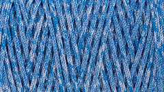 Azure melange polyester cord 4 mm