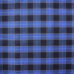 Ткань Пикачо клетка, 225 гр/м2, 150 см, неоново-синий
