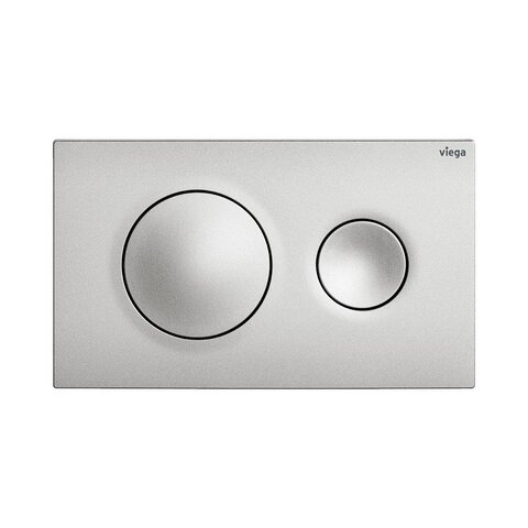 Viega 773786 Prevista Панель смыва для унитазов, Visign for Style 20, пластик матовый хром, мод. 8610.1