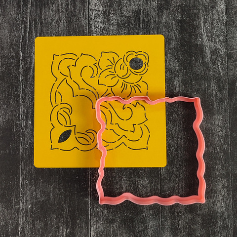 Трафарет узор №12