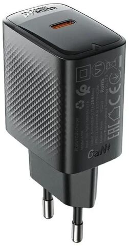 Зарядное устройство ACEFAST A104 PD 25W Gan USB-C Charger (EU), черный