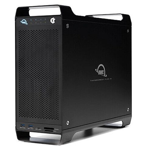 Корпус для дисков OWC ThunderBay Flex 8 8-Bay Thunderbolt 3 RAID 5 Enclosure (Software Controller) SATA Drive