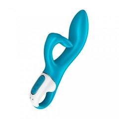 Вибратор-кролик Embrace me berry Satisfyer, бирюзовый
