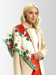 Платок «Донецкая весна» 100% шёлк