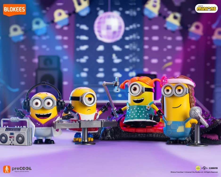 Набор фигурок Миньоны Праздничная вечеринка Сборная модель