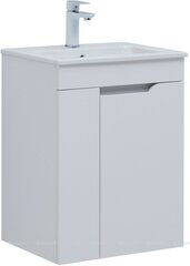 Aquanet 332515 Тумба с раковиной Практика 50 цв.белый матовый (332515) фото