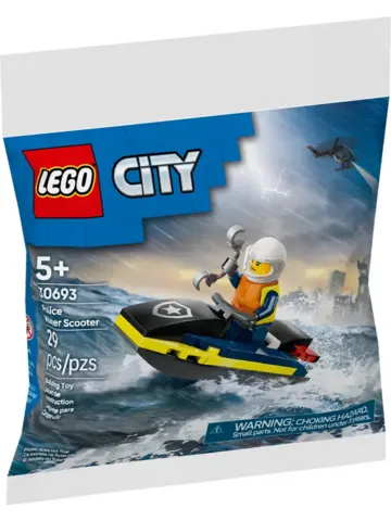 Конструктор City 30693 Полицейский Водный Скутер