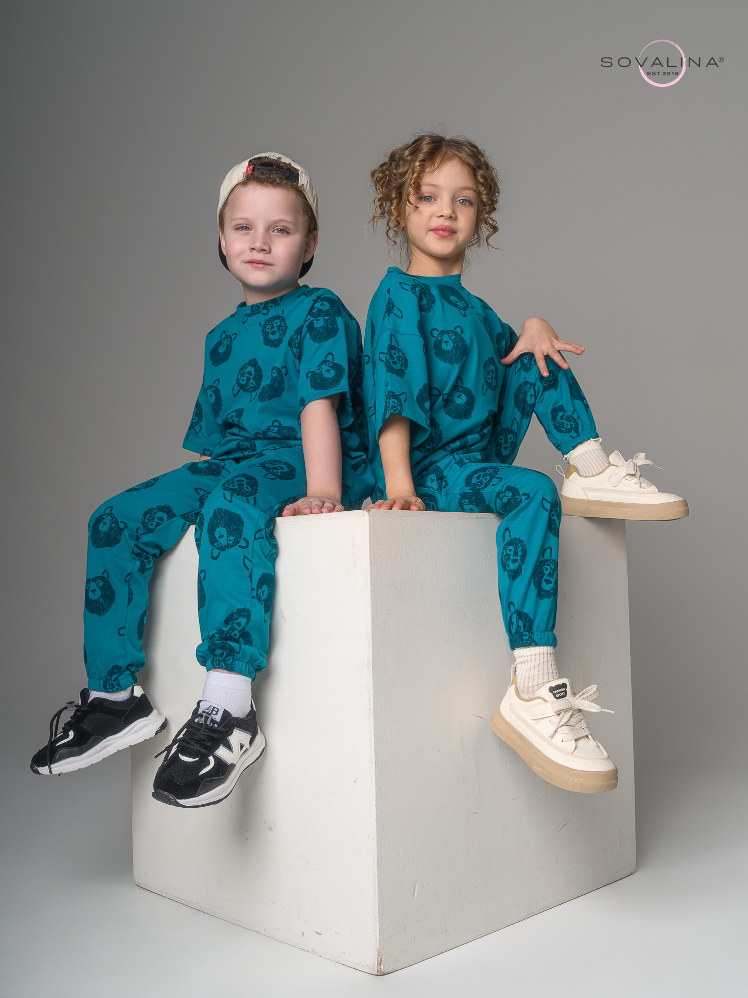 Костюм Daily men волки зеленый