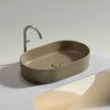Ceramica Nova Element CN6048MC Умывальник чаша накладная овальная, 60.8x38.5, цвет: капучино матовый