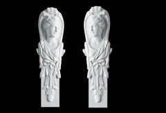 Силиконовый молд № 2100 Кариатиды