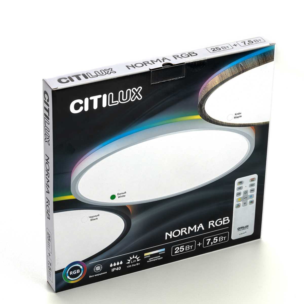 Потолочный светодиодный светильник Citilux Norma CL749320