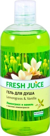 Gel \ Гель для душа Fresh Juice Lemongrass & Vanilla 500 мл