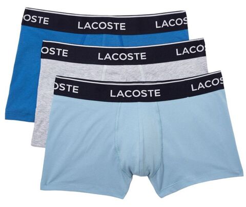 Боксерки Lacoste Casual Cotton Stretch Boxer 3P - blue/china gray