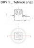 Pestan 13000112 Confluo Standard 10Х10 Dry Ceramic Vertical