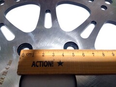 Диск тормозной передний на Harley Davidson SPORTSTER, DYNA, SOFTAIL, TOURING / silver