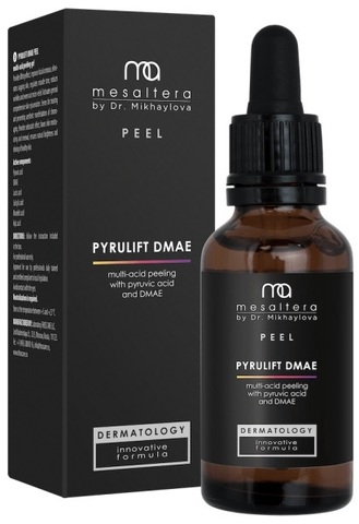 MESALTERA BY DR. MIKHAYLOVA PYRULIFT DMAE PEEL / Мультикислотный пилинг с эффектом лифтинга pH 2,0 / 30 мл
