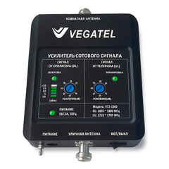 Усилитель сигнала сотовой связи (репитер) VEGATEL VT1-900E (LED)