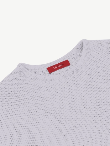 Джемпер оверсайз из экохлопка