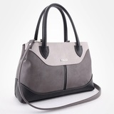 Сумка Саломея 415 мульти итальянский серо-черный