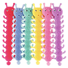 Антистресс Тянучка Гусеница 19см*4см, цвет микс, в уп 50шт. цена за шт.