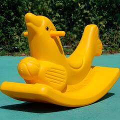 Качалка балансир Для Помещений «Дельфин» Желтый