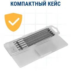 Бита отверточная ПРАКТИКА Профи PZ-2 х 110мм (5шт) (036-766)