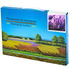 
          Картина по номерам Alingar, 40х50 см, 22 цвета, с акриловыми красками, холст на подрамнике, "Запах лаванды"