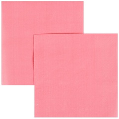 Салфетки однотонные, Розовый, 33 см, 12 шт.