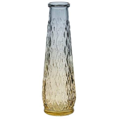 Ваза стеклянная (Высота 21,5 см) - Серый - купить