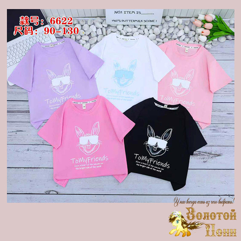 Футболка хлопок д (1-6) 260119-SL6098