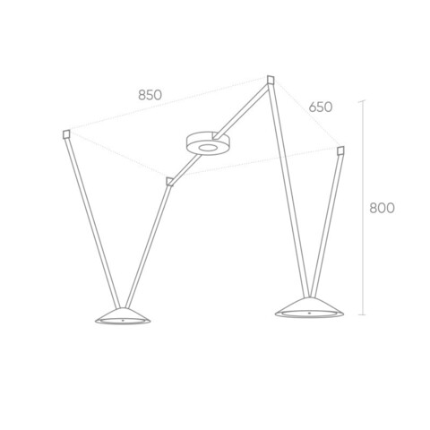 Комплект ременной трековой системы Denkirs Belty Set DK55SET03-03-BR