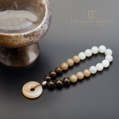 Чётки буддийские. 21 бусина. С диском Би.