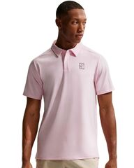 Теннисное поло Nike Court Advantage Dri-Fit - pink foam/black