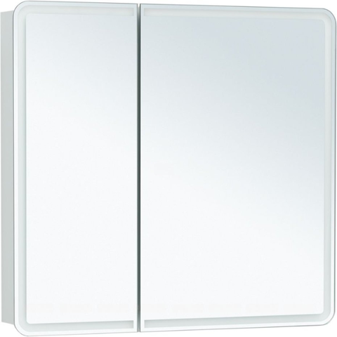 Aquanet 353807 Зеркальный шкаф Оптима (Optima) 80х80 LED антипар (353807)