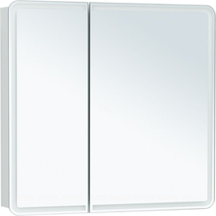Aquanet 353807 Зеркальный шкаф Оптима (Optima) 80х80 LED антипар (353807) фото
