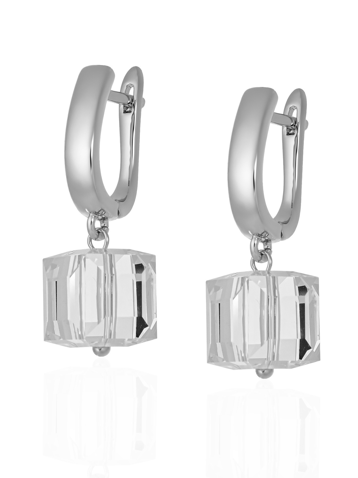 Серьги с кристаллом Swarovski