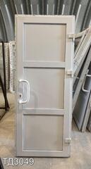 Дверь пластиковая входная Б/У 2040(в) x 830(ш)