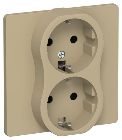 FLITE Роз. 2-я с з/к без з/ш б/к 16А РС12-1-К-ФлХ хак. IEK