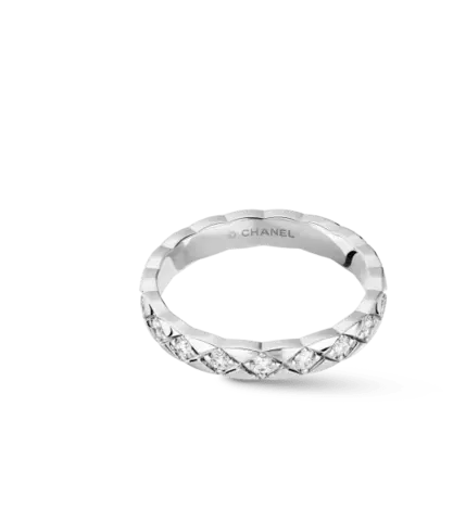 84627- Кольцо CHANEL коллекция COCO crush white VGOLD