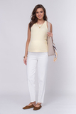 Брюки для беременных 16465 молочный