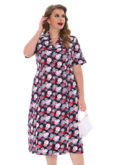 4536 Халат на пуговицах