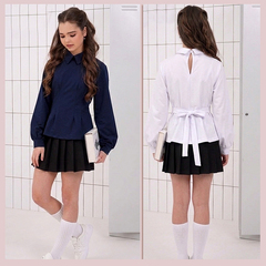 Блуза хлопок д (9-13) 260524-SH9010