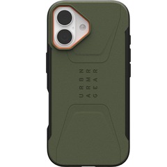 Чехол Uag Civilian Case для iPhone 17, Оливковый/Оранжевый | Olive/Orange