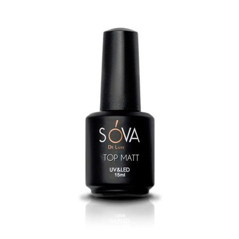 Sova De Luxe Top Matt матовый без липкого слоя, 15 мл