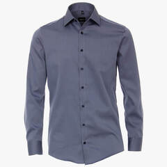 Сорочка Venti Modern Fit 001880-100 серо-голубая из твила