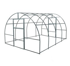 Дополнительная секция каркаса теплицы Люкс Профиль 25х25  3 дуги через 0,67м порошковое покрытие