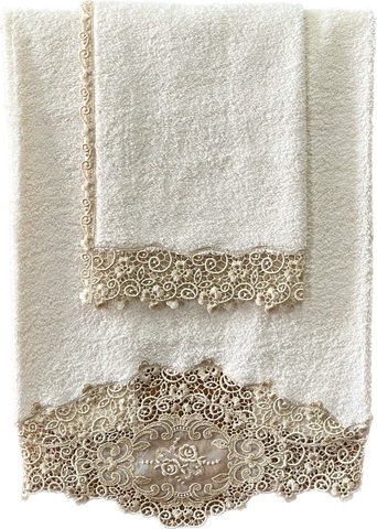 Халат и полотенца 5шт Domus шампань