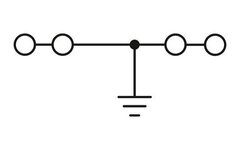 PTS 4-QUATTRO-PE-Заземляющая клемма