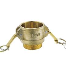 Кулачковое соединение (камлок) тип B, розетка с наружной резьбой BSP 2 (латунь) POWERMASTER