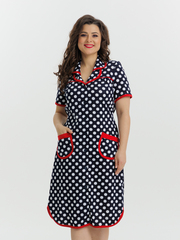 4572 Халат на пуговицах